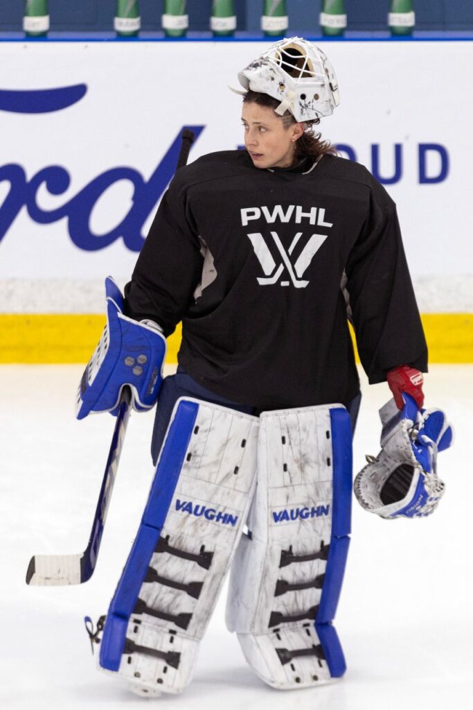Nonbinary professional hockey player Carly