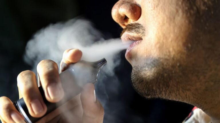 Vaping exposes users to nicotine, which is addictive, and a host of other potentially harmful substances.