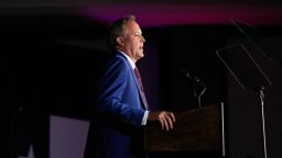 Texas Attorney General Ken Paxton speaks during a primary runoff election night event in Plano, Texas, on May 26, 2026, after he won the Republican party's nomination for US Senate.