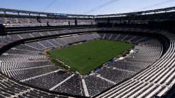 A general view of New York New Jersey Stadium ahead of the 2026 World Cup at New York New Jersey Stadium on May 19, 2026 in East Rutherford, New Jersey.
