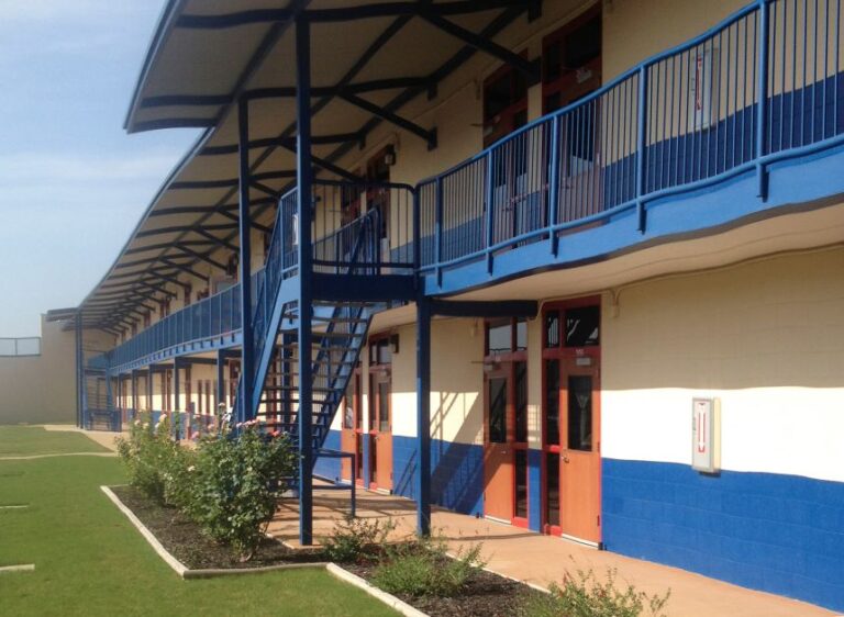 A US government detention facility in Karnes County, Texas, pictured in July 2014.