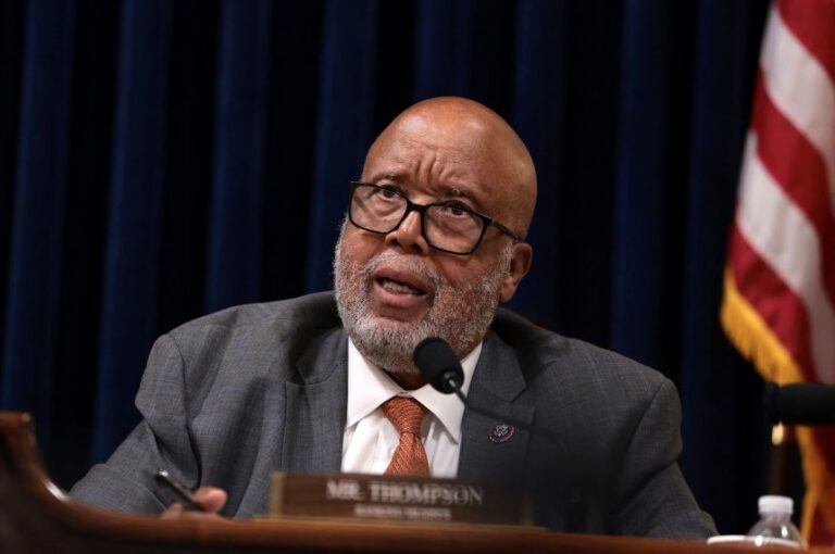 Rep. Bennie Thompson speaks during a hearing on the impacts of the Department of Homeland Security shutdown, on March 25.