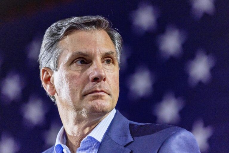 Derek Dooley, a Republican candidate for Senate in Georgia, attends an Atlanta Young Republicans campaign event, February 12, in Atlanta.