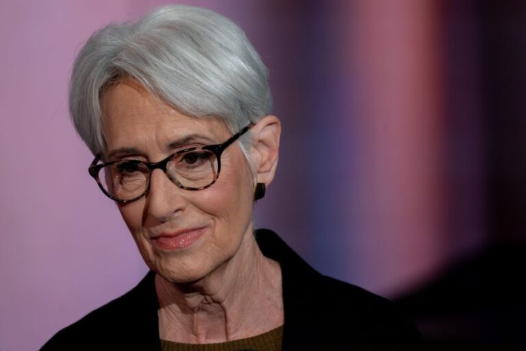 Wendy Sherman, former US deputy secretary of state, during a Bloomberg Television interview in Washington, DC, on April 20.