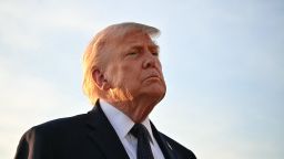 President Donald Trump at Paris Orly Airport iin France, on June 17.