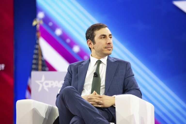 Terry Schilling appears At CPAC in National Harbor, Maryland, on February 22, 2024.