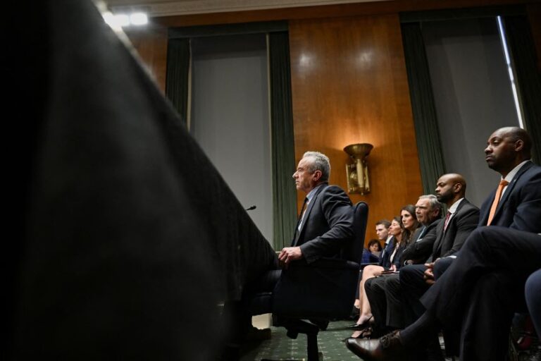 Kennedy testifies on Capitol Hill in Washington, DC, in April.