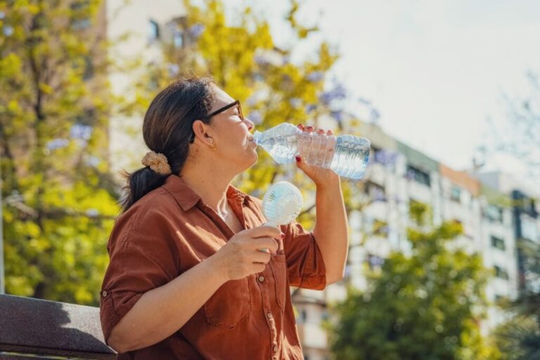 To prevent heatstrokes, find shade and stay hydrated, experts say.
