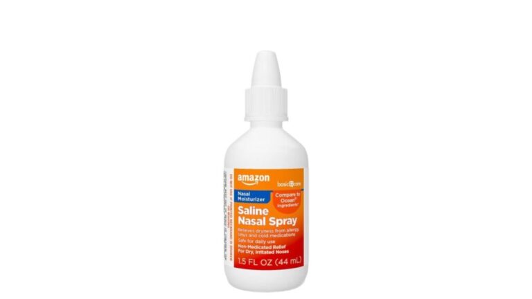 Amazon Basic Care Premium Saline Nasal Moisturizing Spray