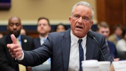 U.S. Health and Human Services (HHS) Secretary Robert F. Kennedy Jr. testifies before a House Energy and Commerce Health Subcommittee on U.S. President Donald Trump's budget request for the Department of Health and Human Services, on Capitol Hill in Washington, D.C., U.S., April 21, 2026.