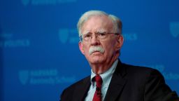 John Bolton, former US national security adviser, attends a forum in Cambridge, Massachusetts, on September 29, 2025.