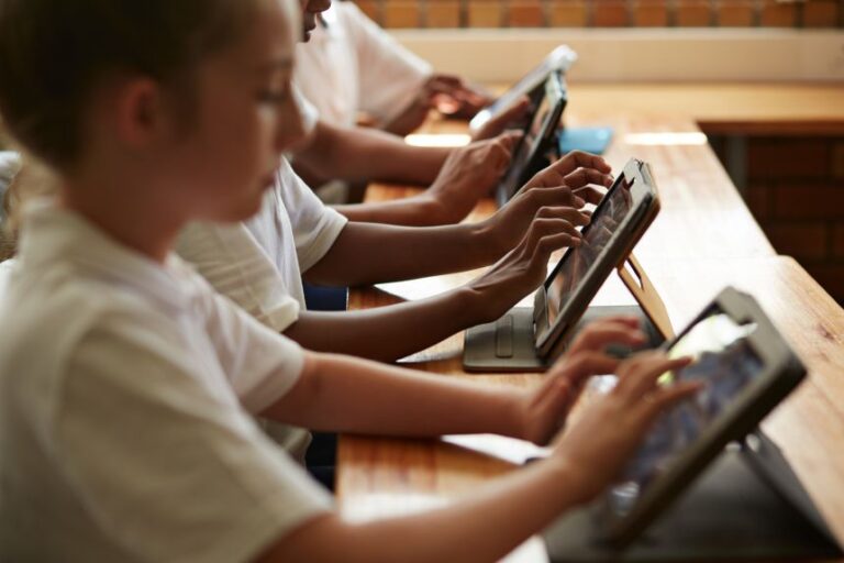 Nearly 90% of US public schools issue a device to every student, according to a 2025 national survey.
