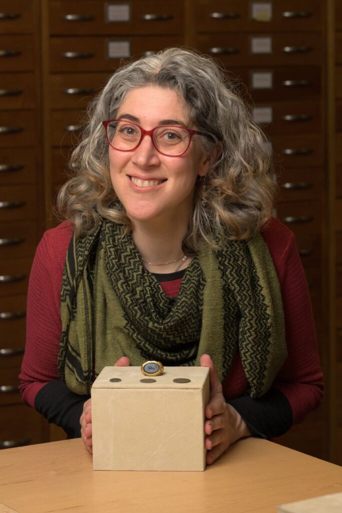Amal Khreisheh, senior curator at South West Heritage Trust, which acquired the ring, described it as