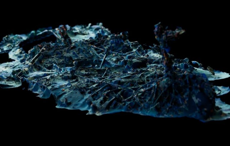 Divers found the remains of the Hōfuku Maru at a depth of about 164 feet (50 meters).