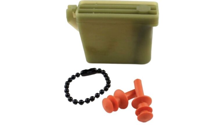 Vanguard Military Earplugs With Chain and Case