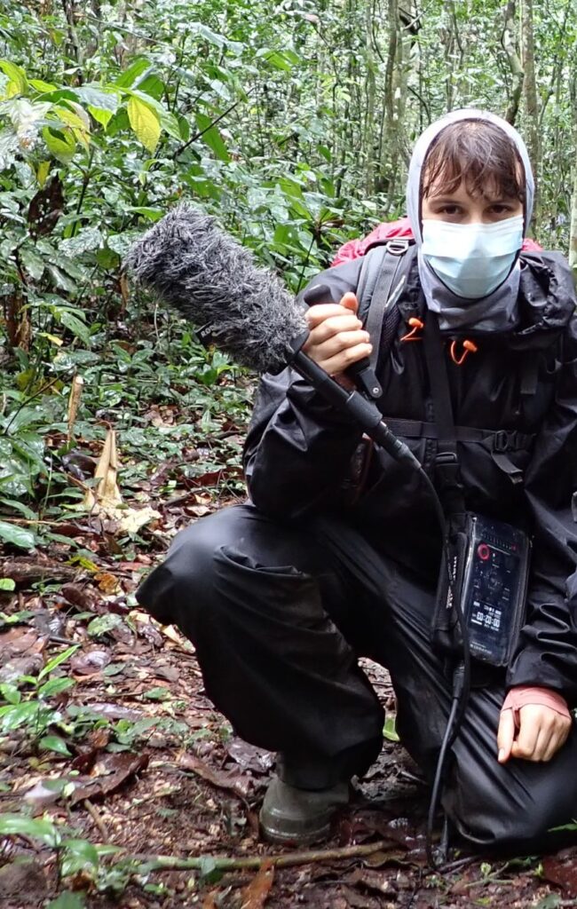 Mélissa Berthet spent nine months in the Democratic Republic of Congo tracking and recording wild bonobos to understand their vocalizations.