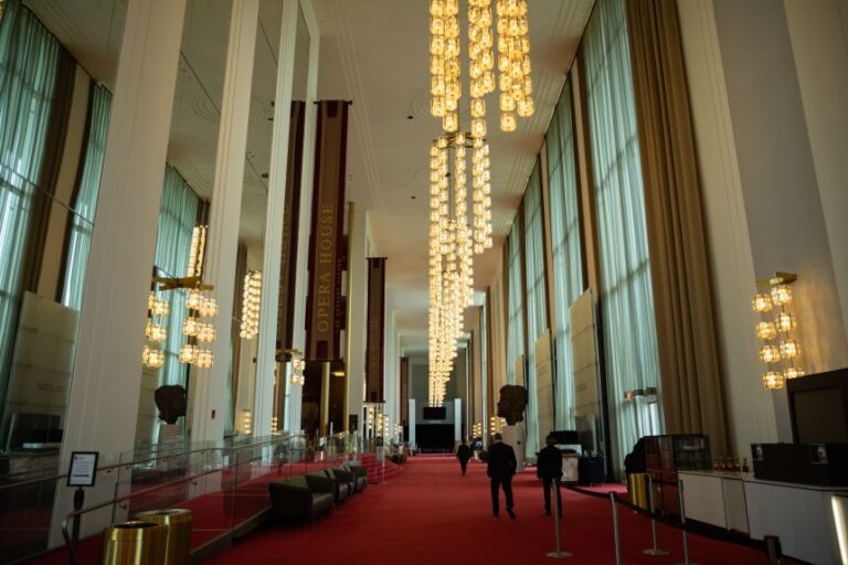 The interior of the Kennedy Center is seen on June 10, 2025, in Washington, DC.