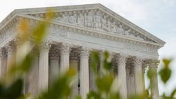 Greenery frames the U.S. Supreme Court in Washington, D.C., U.S., June 22, 2026.