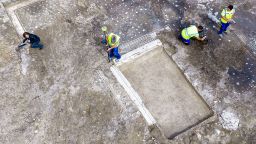 Excavations at the site in the village of Castel di Guido, located about 12 miles from Rome.