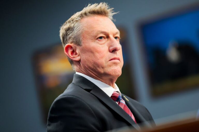 Rodney Scott, commissioner of US Customs and Border Protection, testifies before the House Appropriations Subcommittee on Homeland Security in the Rayburn House Office Building in Washington, DC, on April 16.