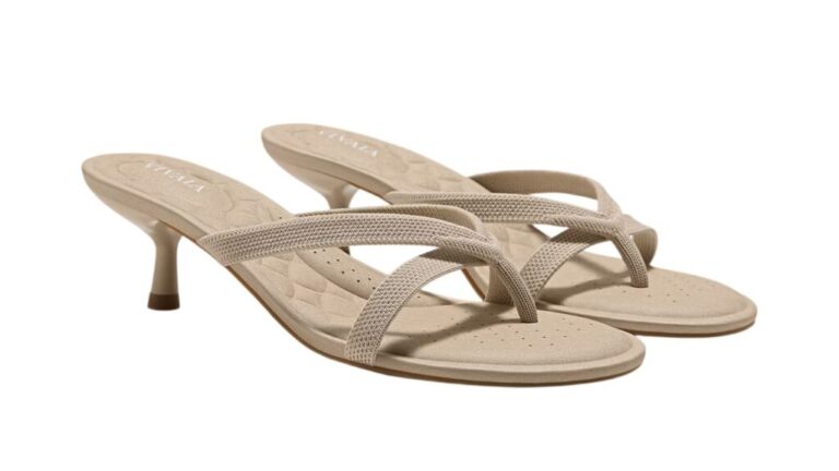 Vivaia Women’s Emeline Kitten-Heel Sandals