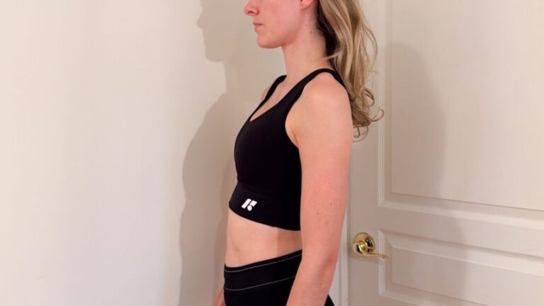 Ellen wearing the Forme Power Bra