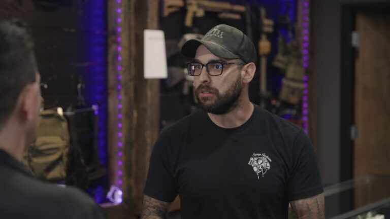 Will Boswell, a co-owner of The Tactical Edge in Clarksville, Tennessee, speaks with CNN on June 9, 2026.