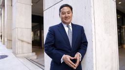 University of California professor John Yoo poses for a portrait in downtown San Francisco on April 15, 2016.