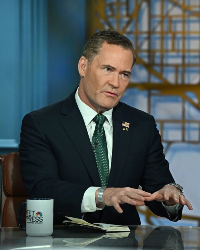 US Ambassador to the United Nations Mike Waltz appears on NBC's