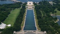 The Lincoln Memorial Reflecting Pool in Washington, DC, on July 1.