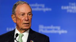 Former mayor of New York Michael Bloomberg speaks during the Earthshot Prize Innovation Summit in New York, U.S., September 19, 2023. REUTERS/Shannon Stapleton/Pool