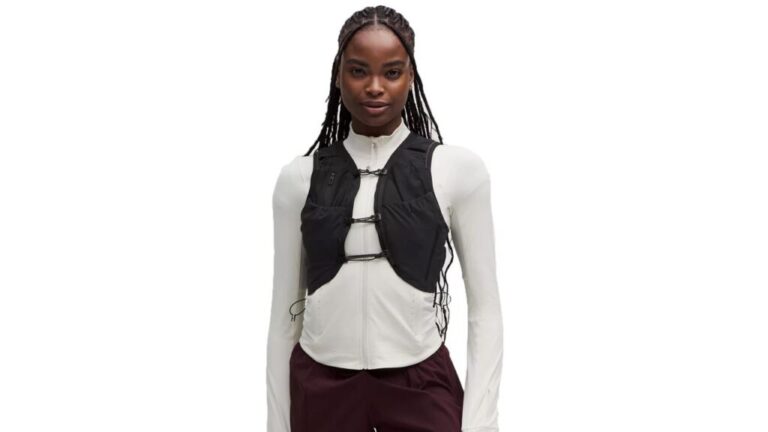 Lululemon Women's Fast and Free Running Vest, being worn