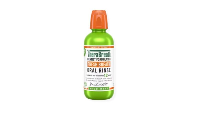 TheraBreath Fresh Breath Oral Rinse Mild Mint