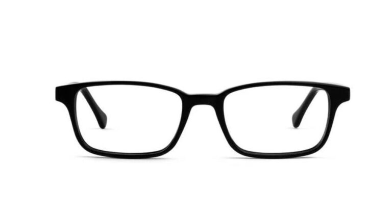 Black blue light glasses