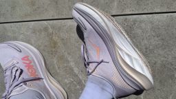 Hoka Gaviota 6 shoes on cement