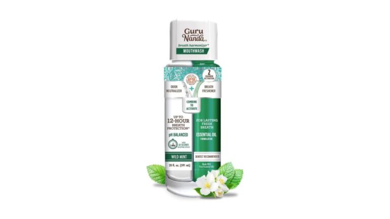 GuruNanda Dual Barrel Breath Harmonizer Mouthwash