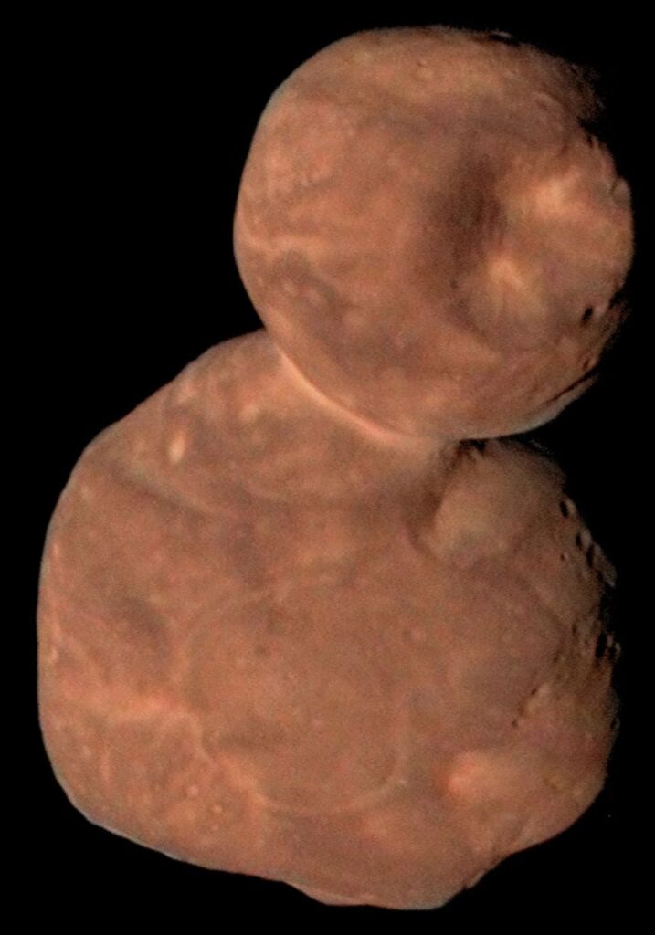 New Horizons photographed Arrokoth in December 2018 and January 2019.