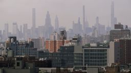 Cooling towers and air conditioning units are seen in the Harlem neighborhood amid a Legionnaires' disease outbreak in New York City, U.S., August 6, 2025. REUTERS/Adam Gray