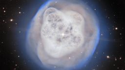 The 8.1-meter Gemini North telescope, located on the summit of Maunakea in Hawai‘i, has captured NGC 1514, nicknamed the Crystal Ball Nebula, in awe-inspiring detail. This nebula, with its mesmerizing glow of gas, harbors hints of a past stellar death, and its asymmetrical shell is now being shaped by the binary pair that lies at its center. Gemini North is one half of the International Gemini Observatory, partly funded by the U.S. National Science Foundation (NSF) and operated by NSF NOIRLab.
