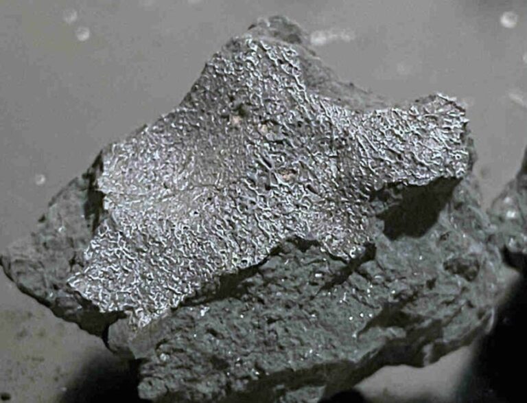 The fragile Hillsborough meteorite broke into pieces upon impact.