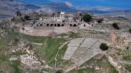 A view of the ancient city of Pergamon in western Turkey.