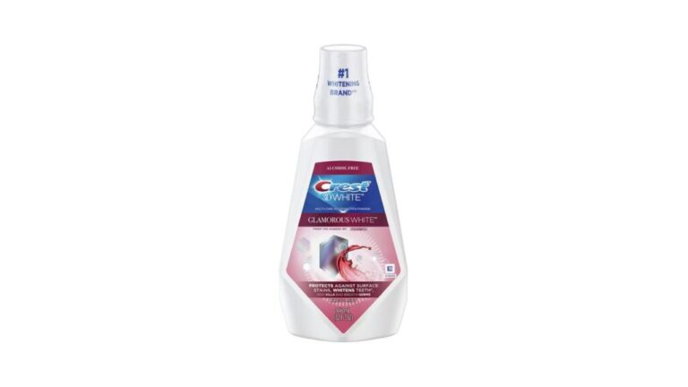 Crest 3D White Glamorous White Multi-Care Whitening Mouthwash