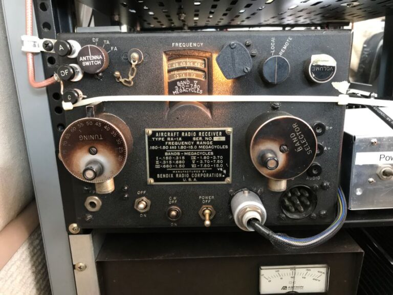 A receiver and other components identical to the radio system used by Earhart and Noonan have been restored by Nauticos to replicate the communications between Earhart's plane and the Itasca Coast Guard vessel that was waiting for her on Howland Island.