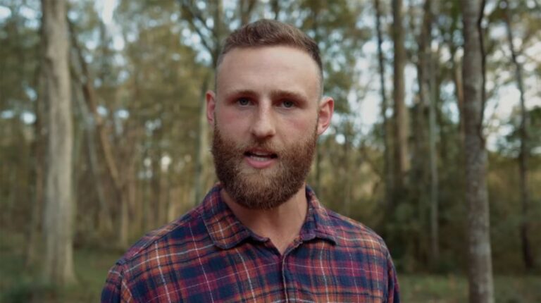 David Alan Scheer II, seen in a screengrab of a video posted to his YouTube page.
