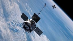 The identical Van Allen Probes follow similar orbits that take them through both the inner and outer radiation belts. The highly elliptical orbits range from a minimum altitude of approximately 373 miles (600 kilometers) to a maximum altitude of approximately 23,000 miles (37,000 kilometers).