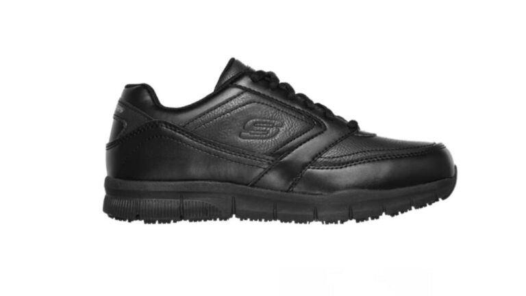 Skechers Women’s Work Slip-Resistant Nampa Wyola Sneakers