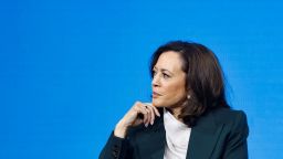 Former vice president of the United States, Kamala Harris attends the 10th annual Austrian World Summit, in Vienna, Austria, June 16, 2026.
