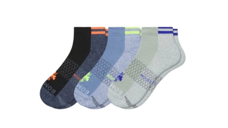 Bombas Performance Compression Ankle Socks, 3-pack