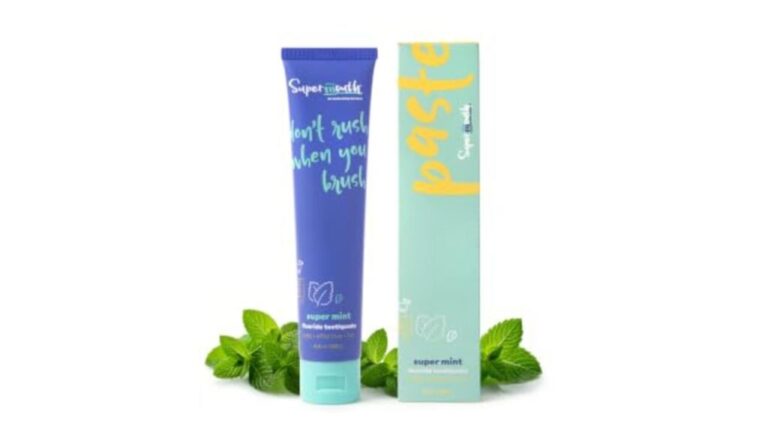 SuperMouth 10% Nano-hydroxyapatite Fluoride Mint Toothpaste
