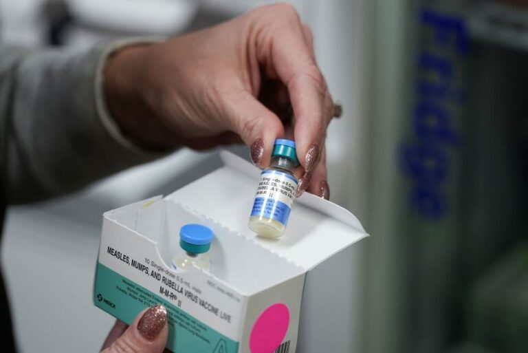 The standard dose of MMR vaccine given to children around 12 months of age is 0.5 milliliters, about one-tenth of a teaspoon.